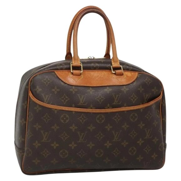 LOUIS VUITTON Monogram Deauville Hand Bag M47270 LV Auth BA4981 - Picture 1 of 16